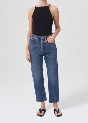 AGOLDE 90's Crop Mid Rise Droit Range | FOA-29752213