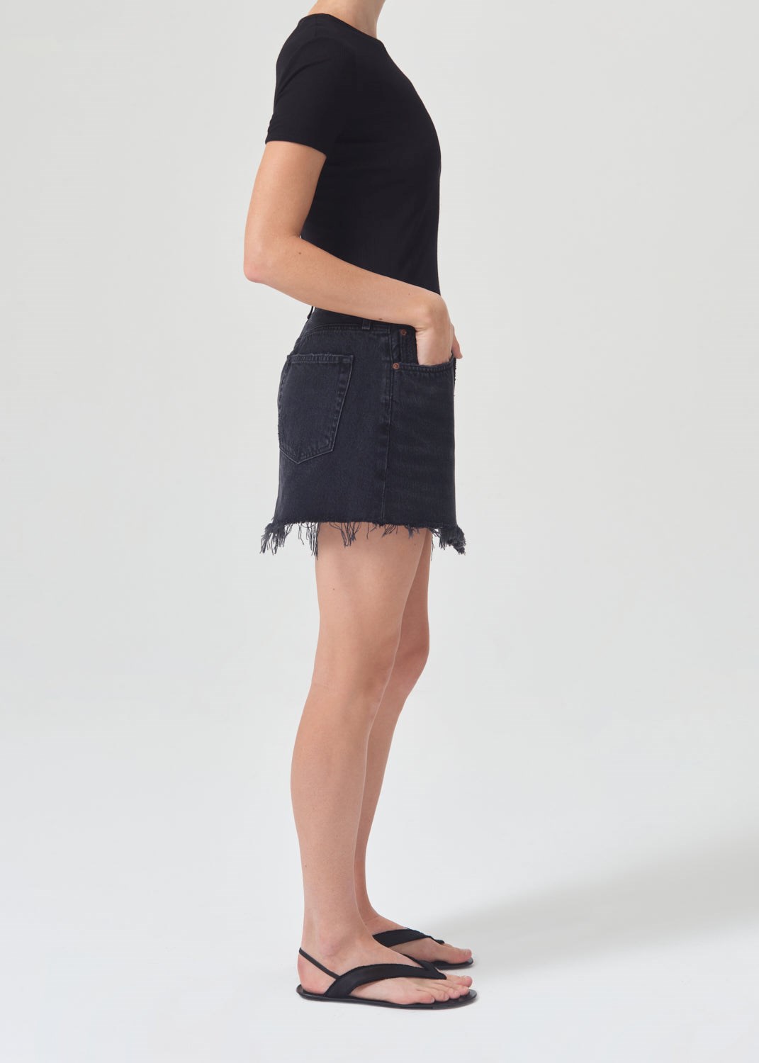 AGOLDE Parker Angled Hem Skirt Beguile | HDS-66367743