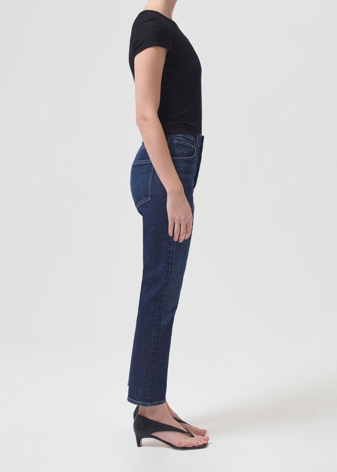 AGOLDE Riley High Rise Droit Crop (Stretch) Divided | XLA-37219800