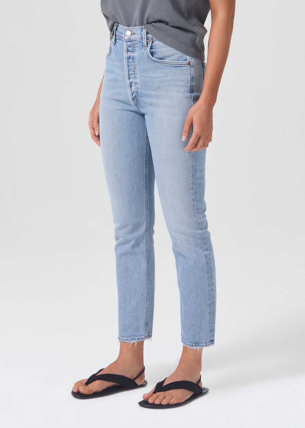 AGOLDE Riley High Rise Droit Crop (Stretch) Dynamic | LWZ-51433145