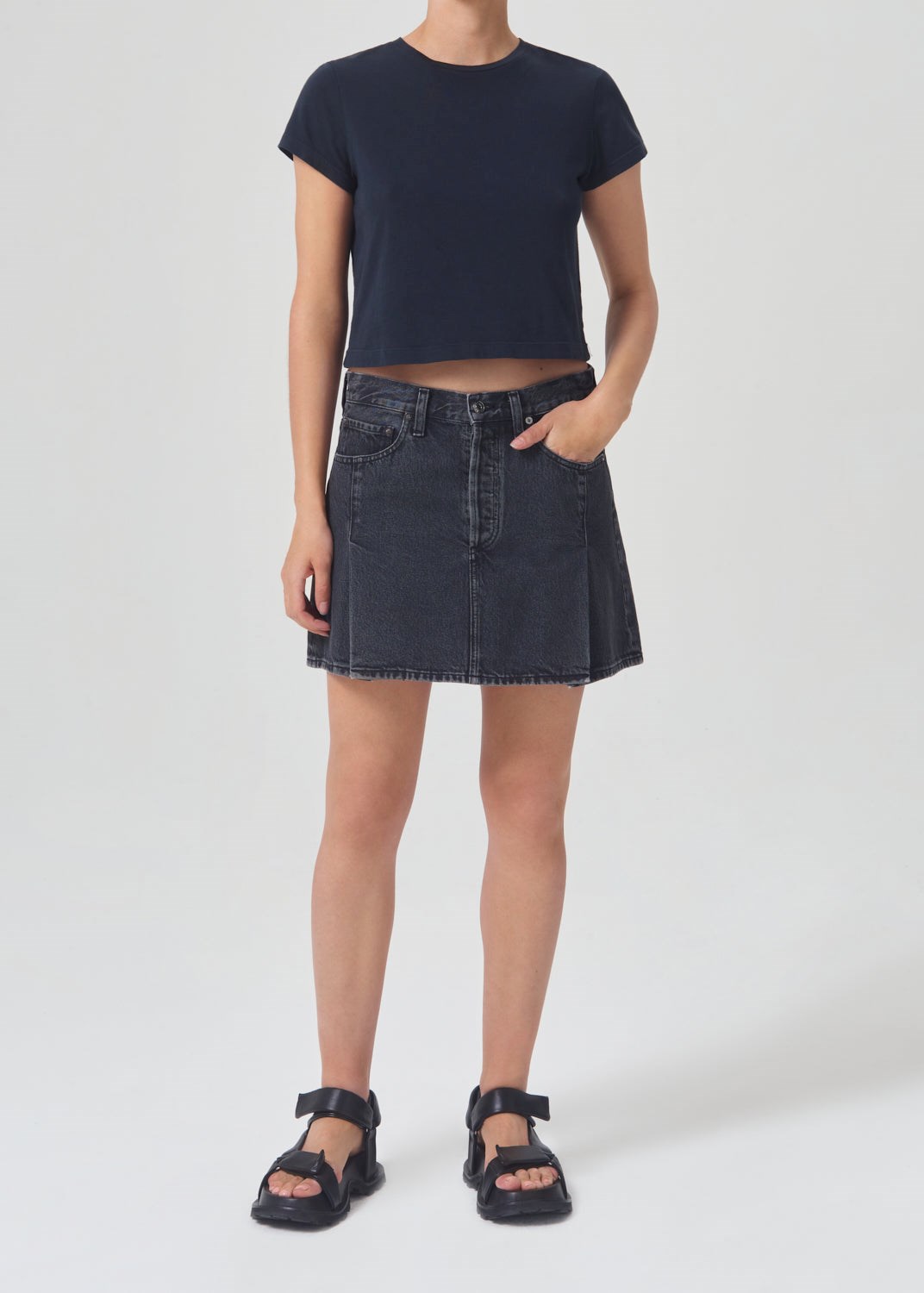 AGOLDE Slice Mini Skirt Percolate | IXP-12997634