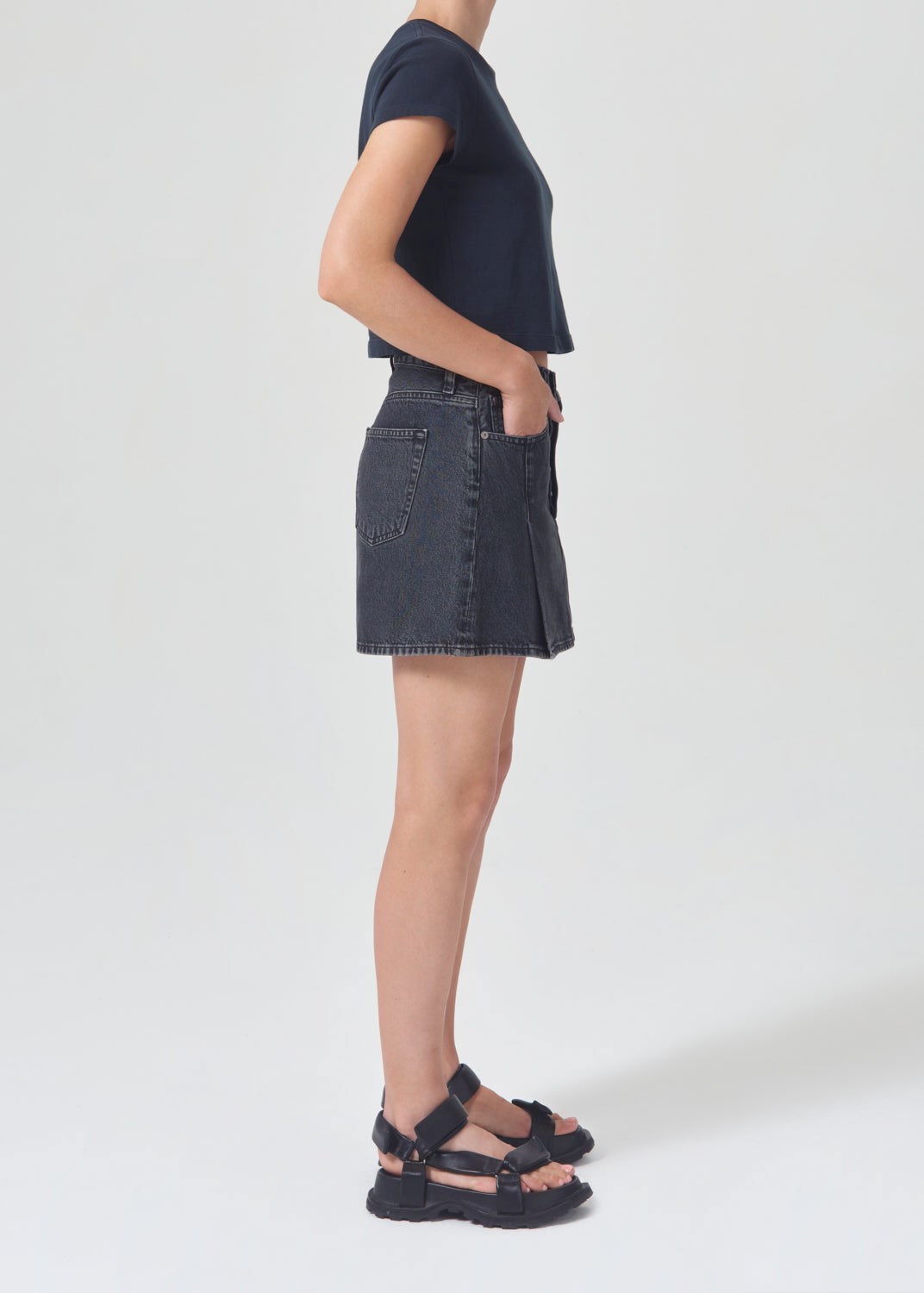 AGOLDE Slice Mini Skirt Percolate | IXP-12997634