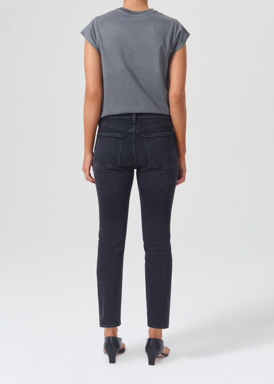 AGOLDE Willow Mid Rise Slim Crop (Stretch) Hotline | DWE-68842435