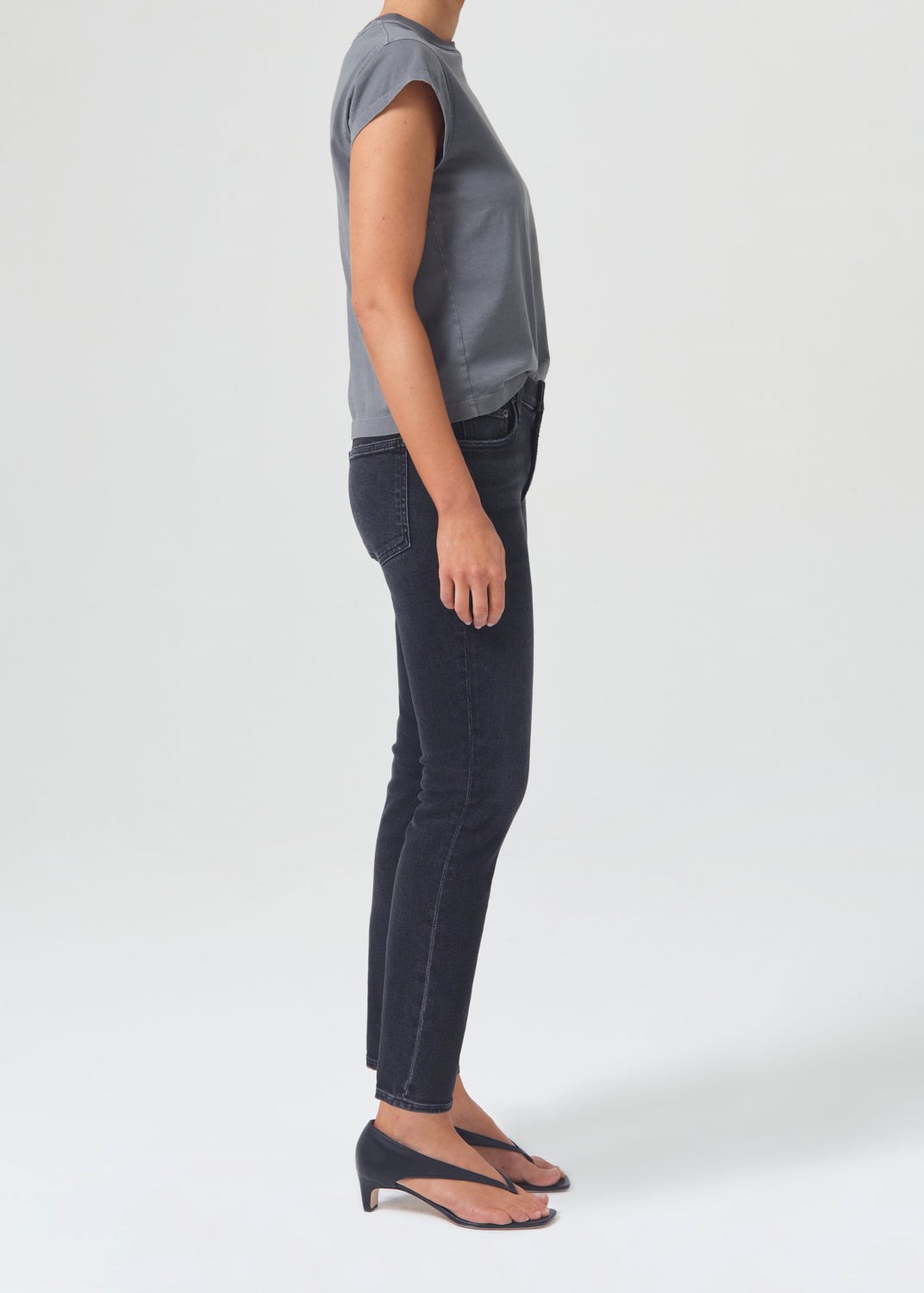 AGOLDE Willow Mid Rise Slim Crop (Stretch) Hotline | DWE-68842435