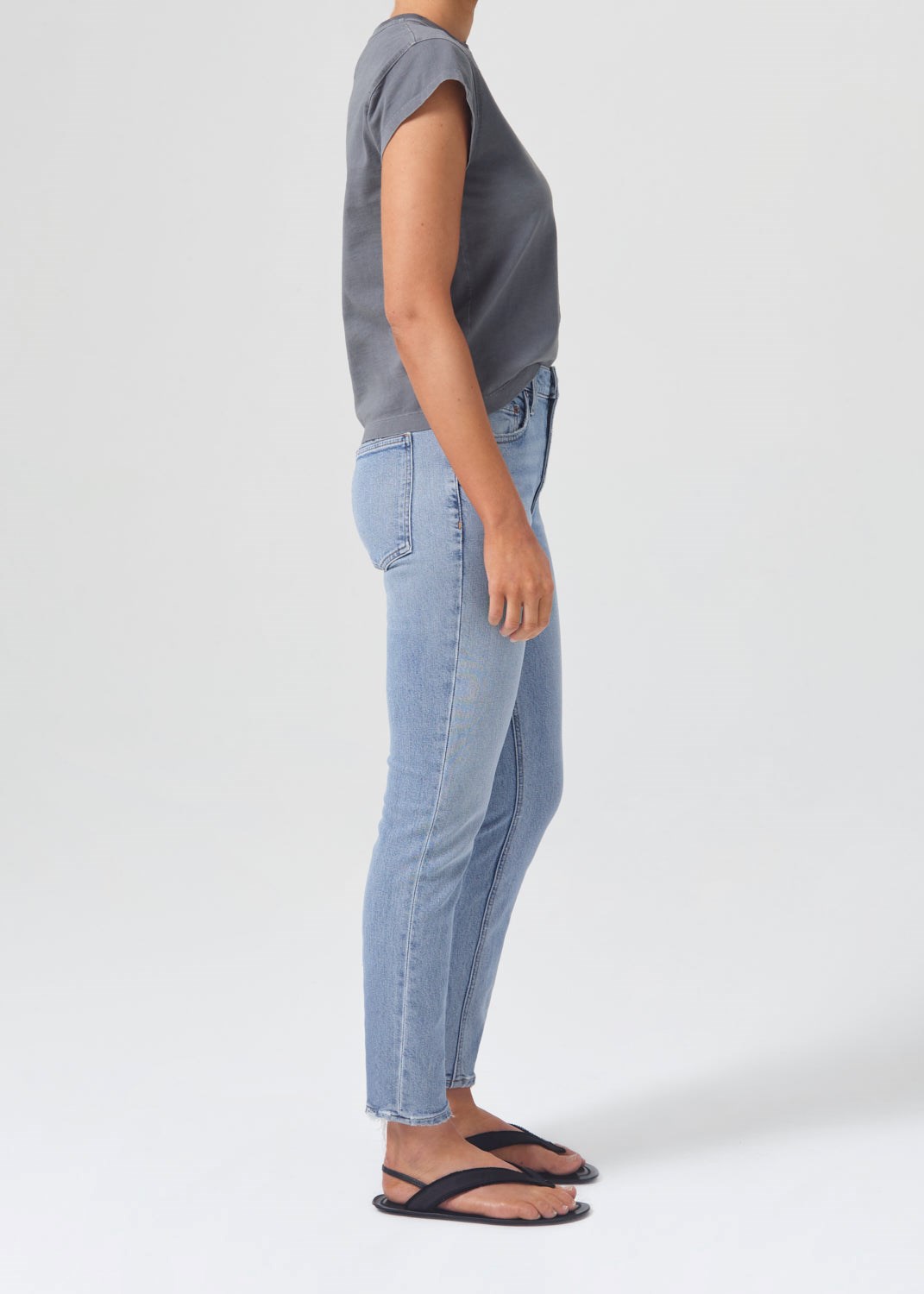 AGOLDE Willow Mid Rise Slim Crop (Stretch) Torch | LYH-06046619