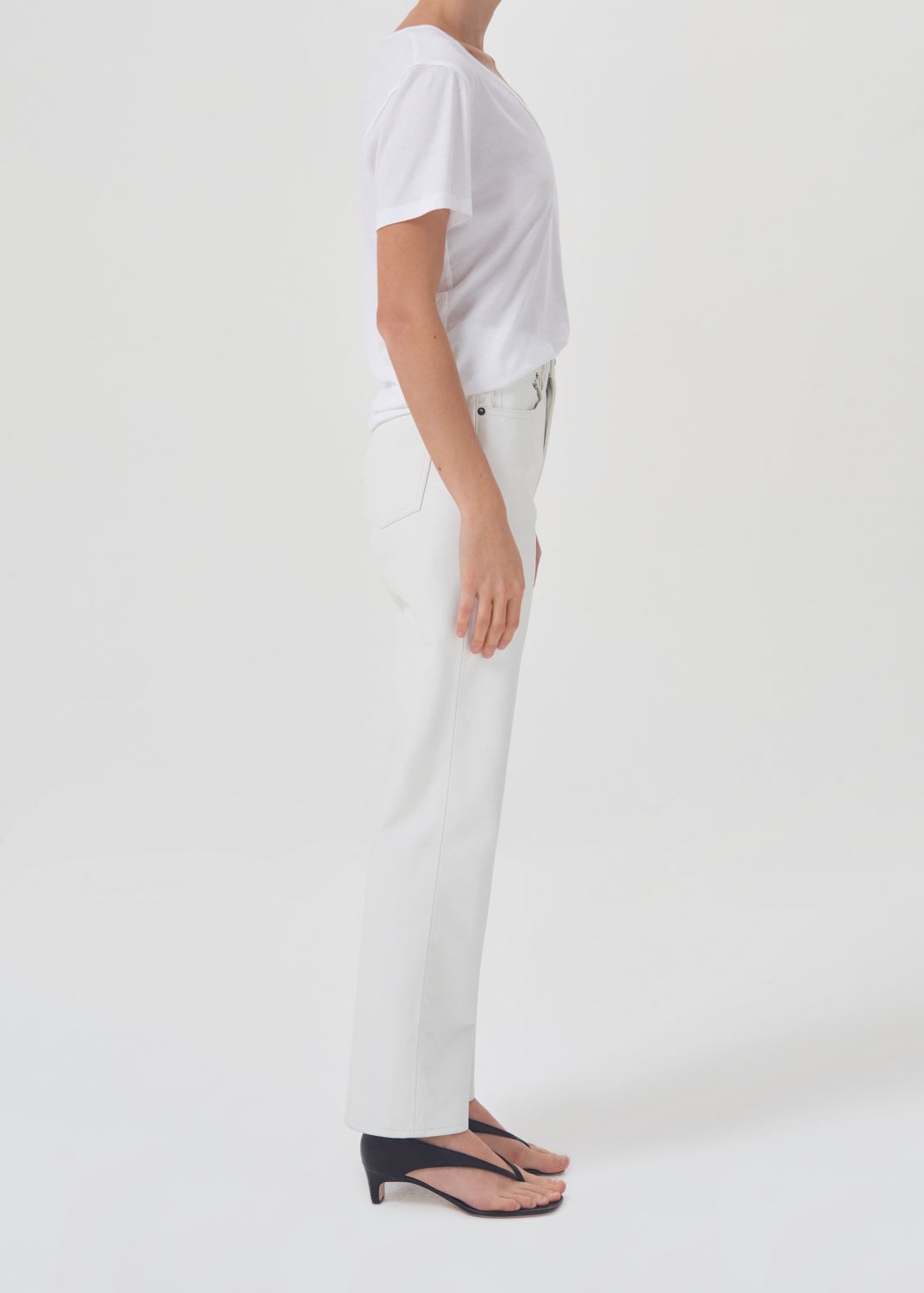 AGOLDE Cameron V Neck Blanche | EFN-37176918