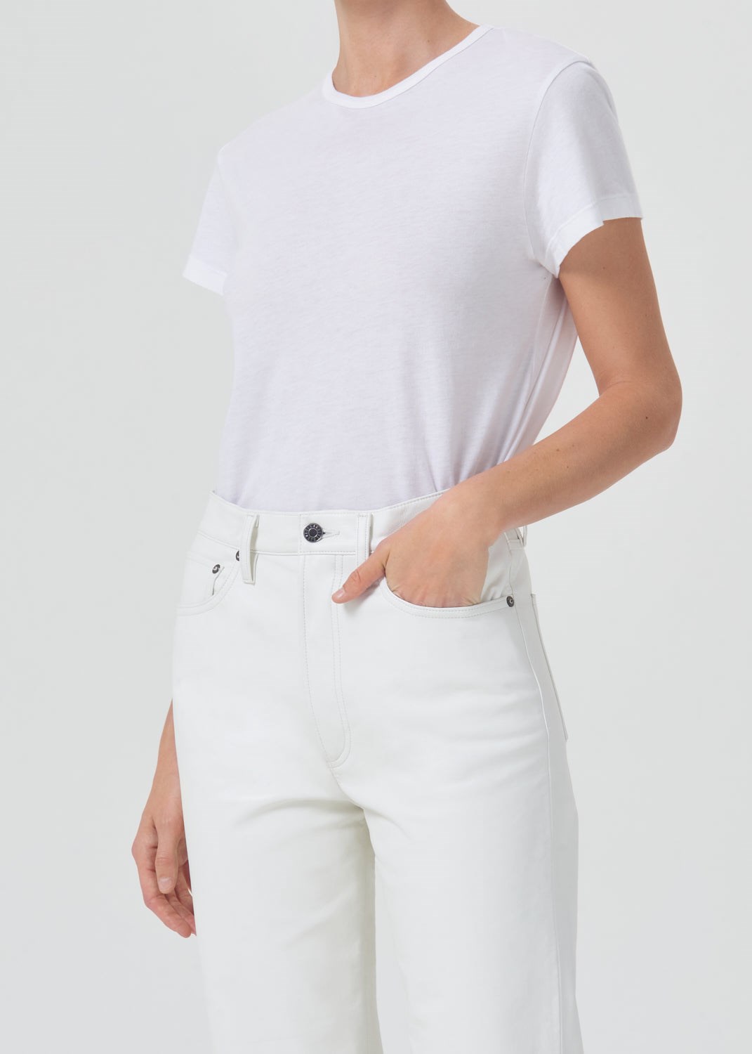 AGOLDE Drew Tee Blanche | LNO-54618550