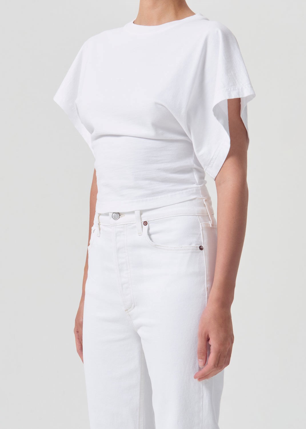 AGOLDE Britt Tee Blanche | VZE-92761775