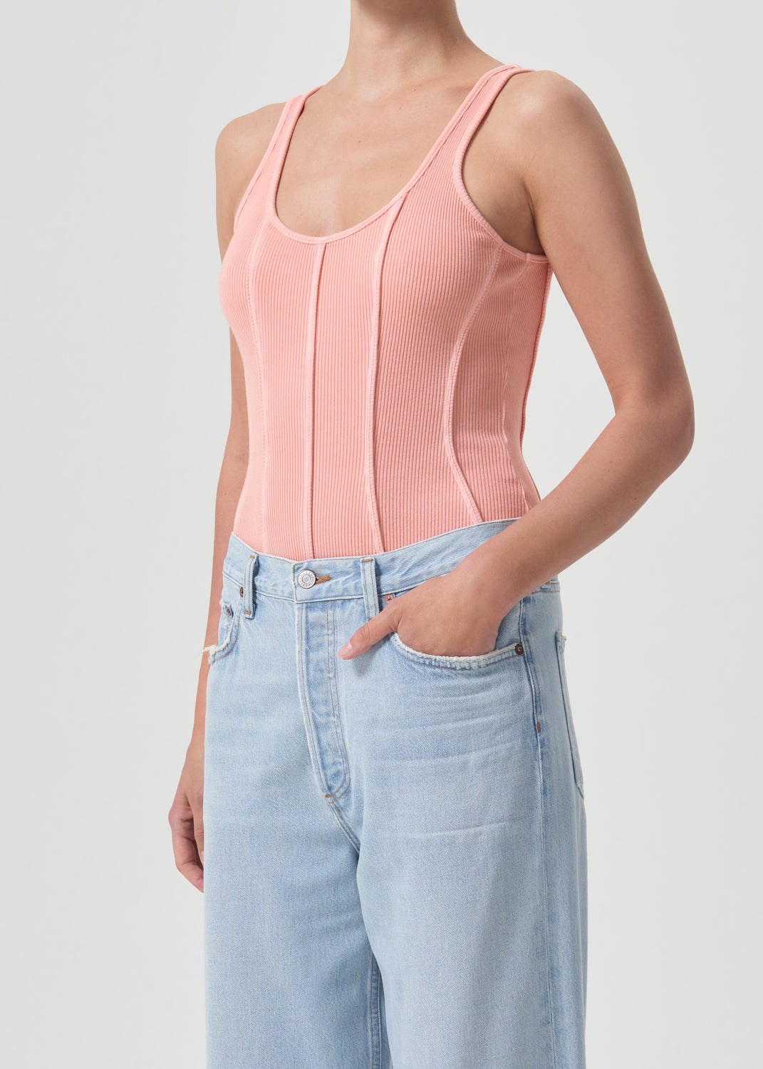 AGOLDE Elna Bodysuit Grapefruit | ONH-40168595